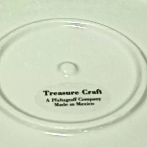 Apple Pie Pan Plate Treasure Craft Pottery Orchard Lane Rare Vintage Excellent - Picture 4 of 5